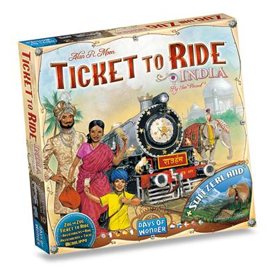Ticket to Ride: India and Switzerland Map Collection 2