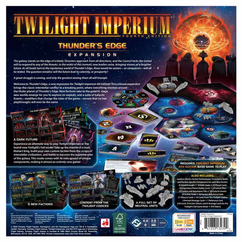 Twilight Imperium: Thunder's Edge Expansion